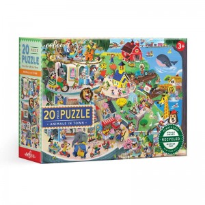 Animals in Town 20 Puzzle