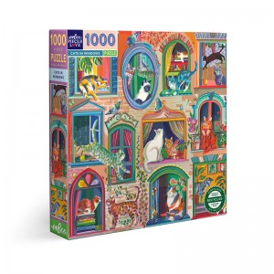 Cats in Windows 1000 Sq Puzzle